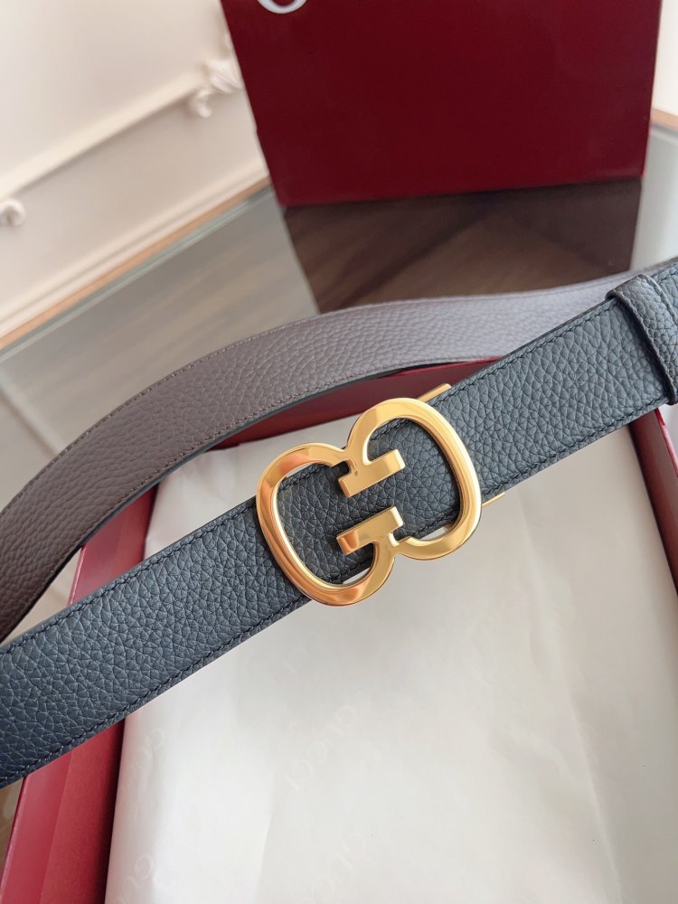 Belt male leather 3.5 cm фото 2