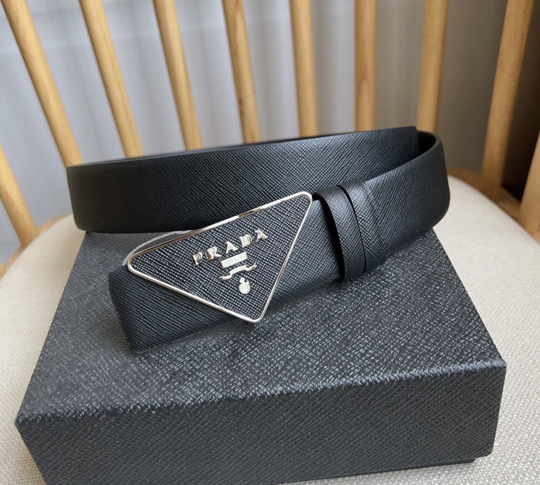 Belt male leather 3.5 cm фото 2