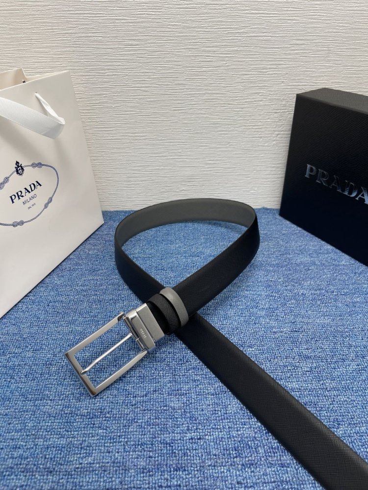 Belt male leather 3.5 cm фото 2