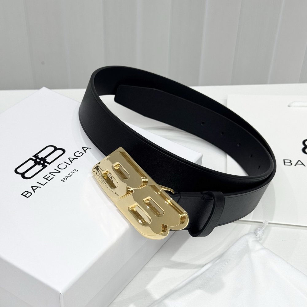 Belt male leather 3.5 cm фото 3