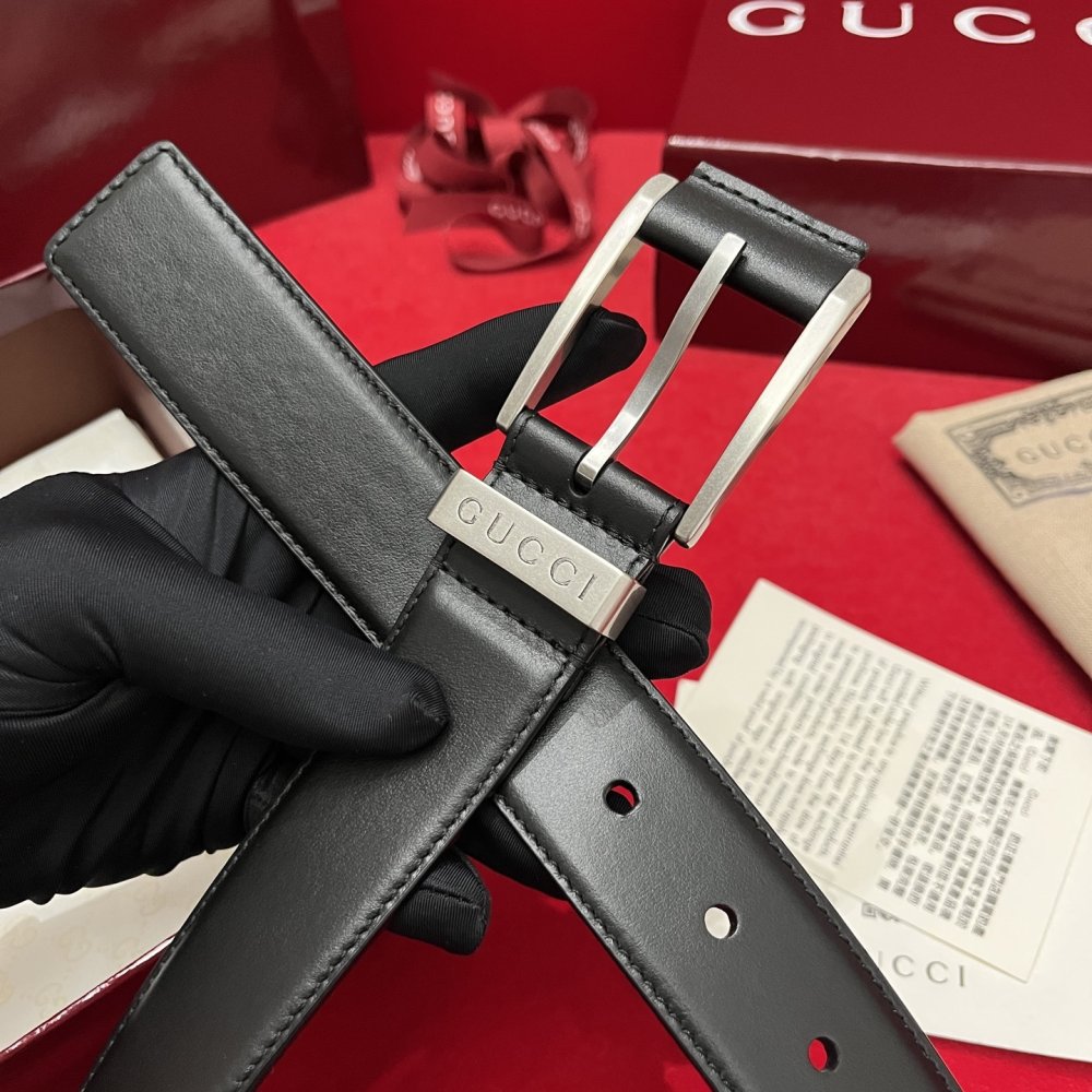 Ремінь чоловічий шкіряний 3.5 см фото 3