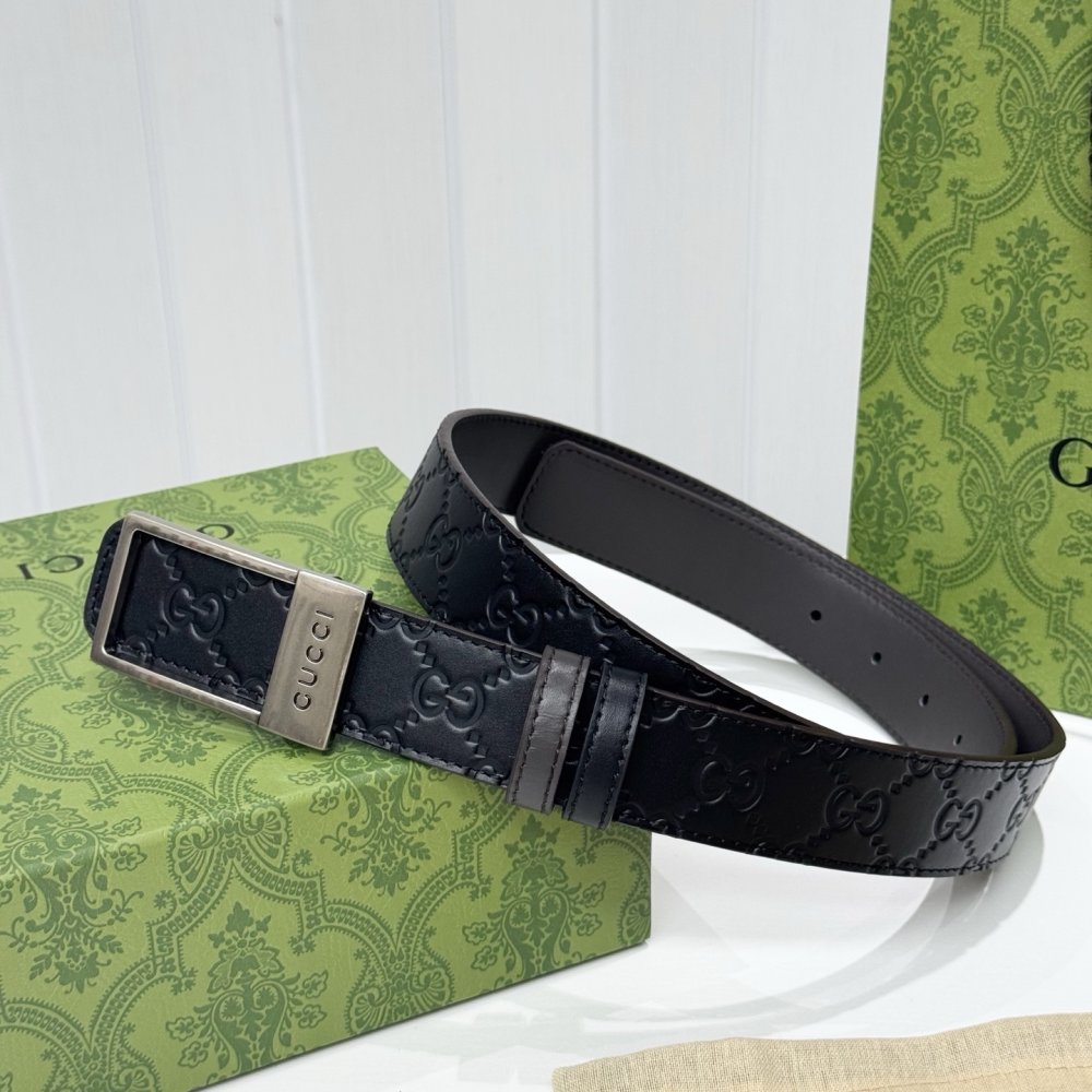 Ремень мужской кожаный 3.5 см фото 3