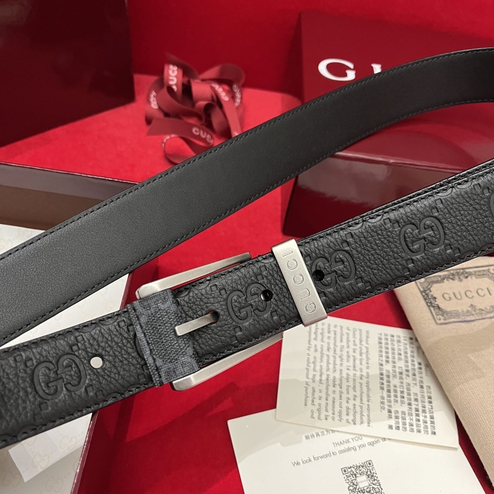 Belt male leather 3.5 cm фото 3