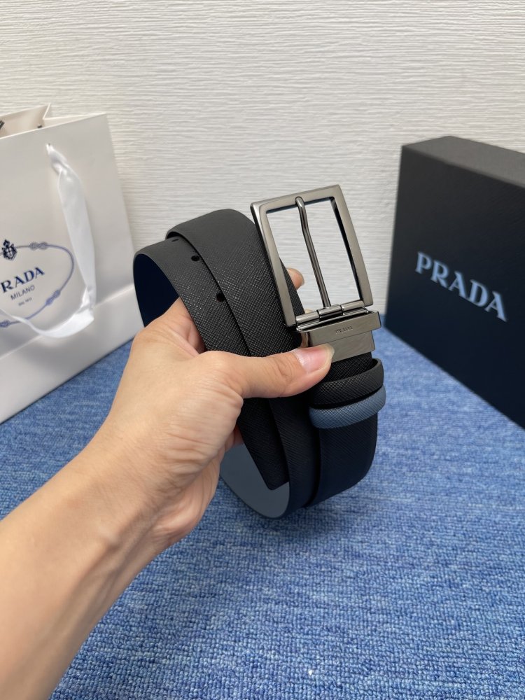 Belt male leather 3.5 cm фото 3