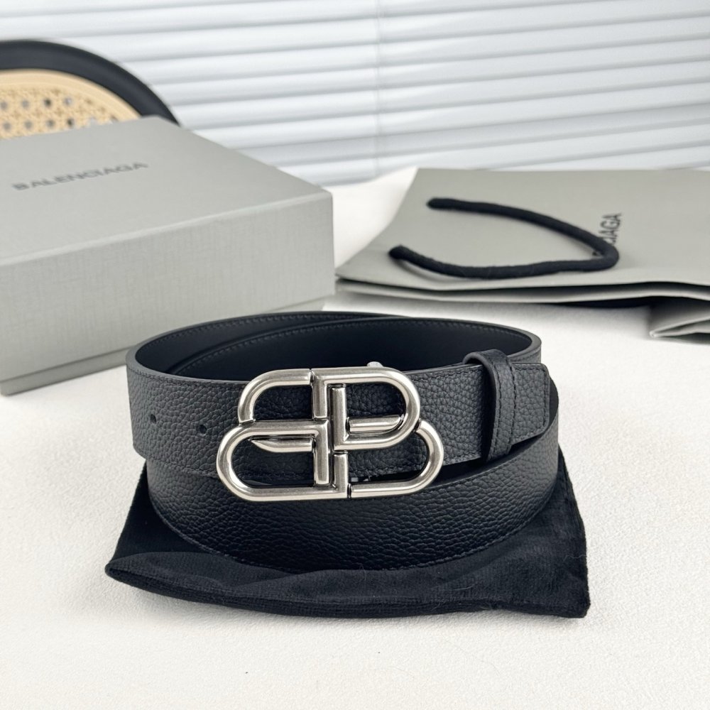 Belt male leather 3.5 cm фото 4