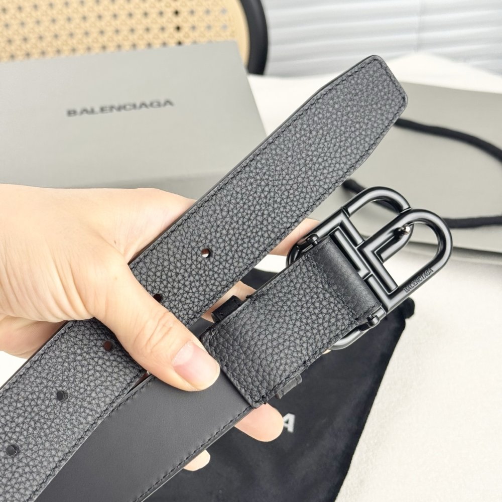 Ремень мужской кожаный 3.5 см фото 4