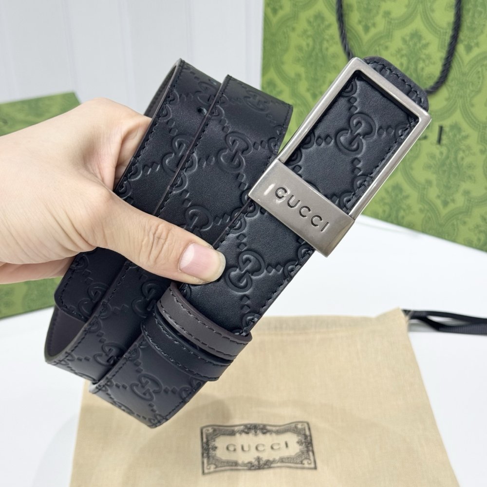 Ремень мужской кожаный 3.5 см фото 4