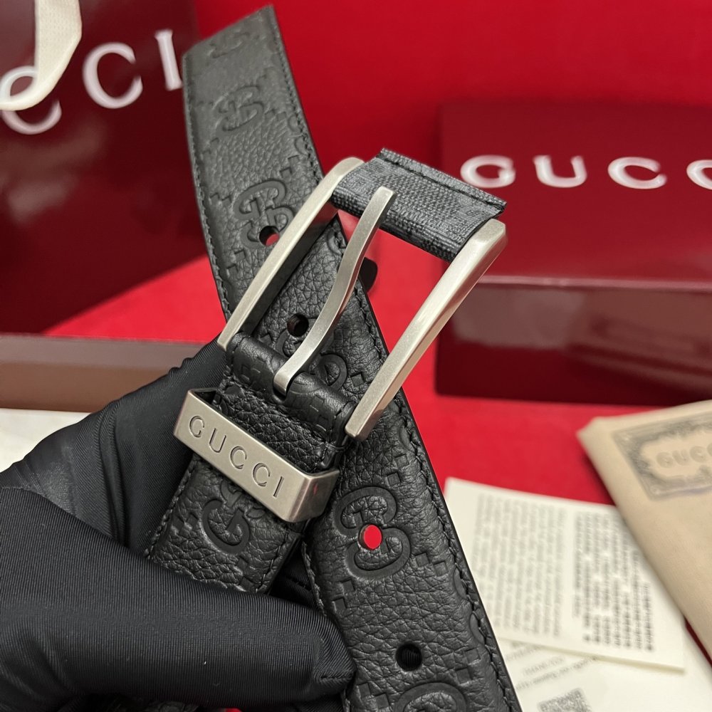 Belt male leather 3.5 cm фото 4