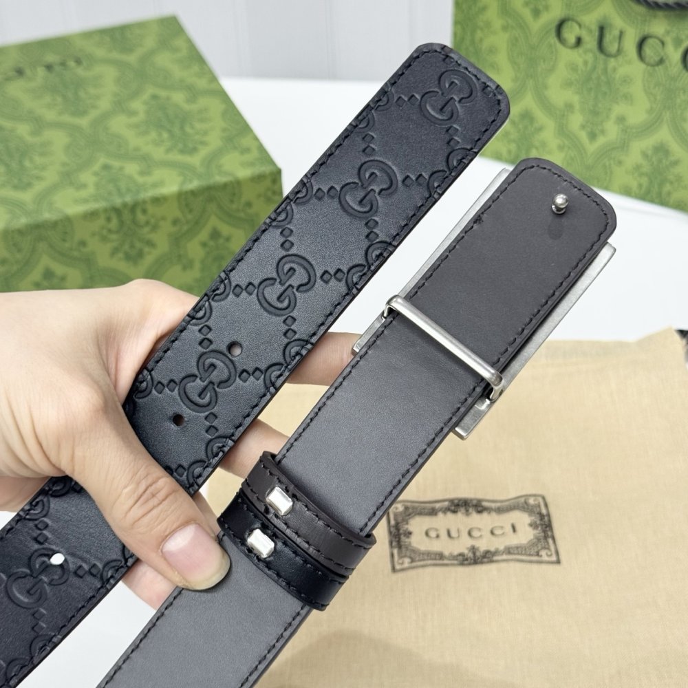 Ремень мужской кожаный 3.5 см фото 5