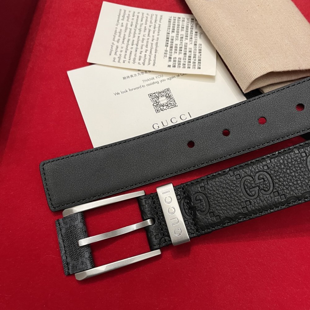 Belt male leather 3.5 cm фото 5