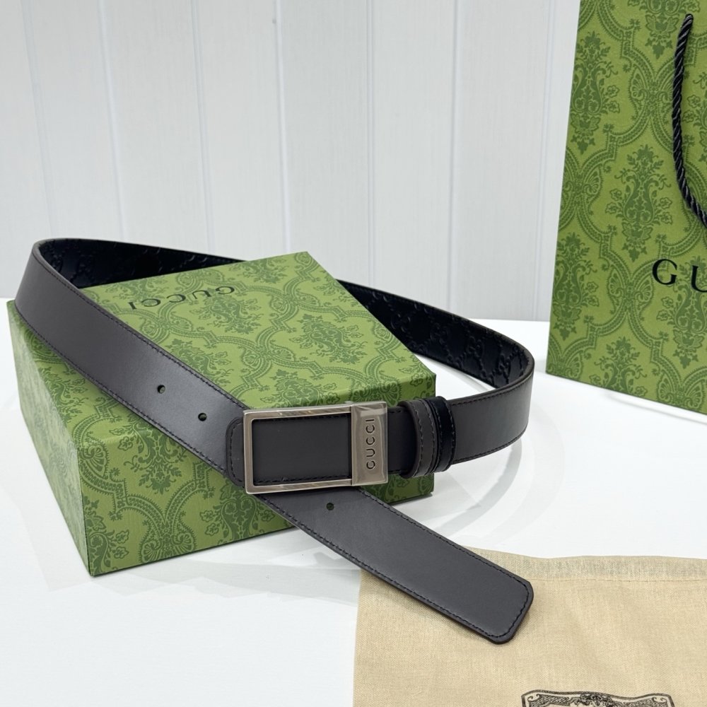 Ремень мужской кожаный 3.5 см фото 6