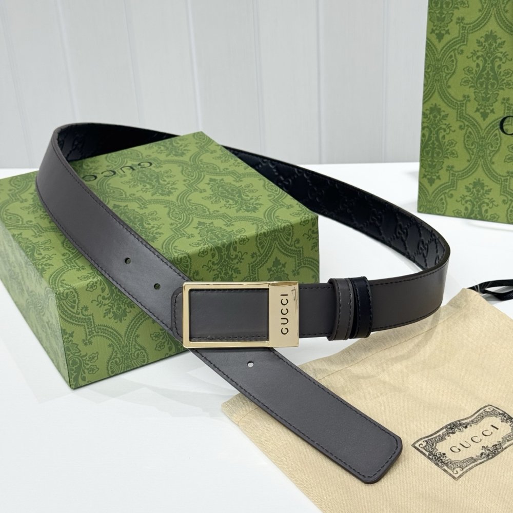 Belt male leather 3.5 cm фото 6