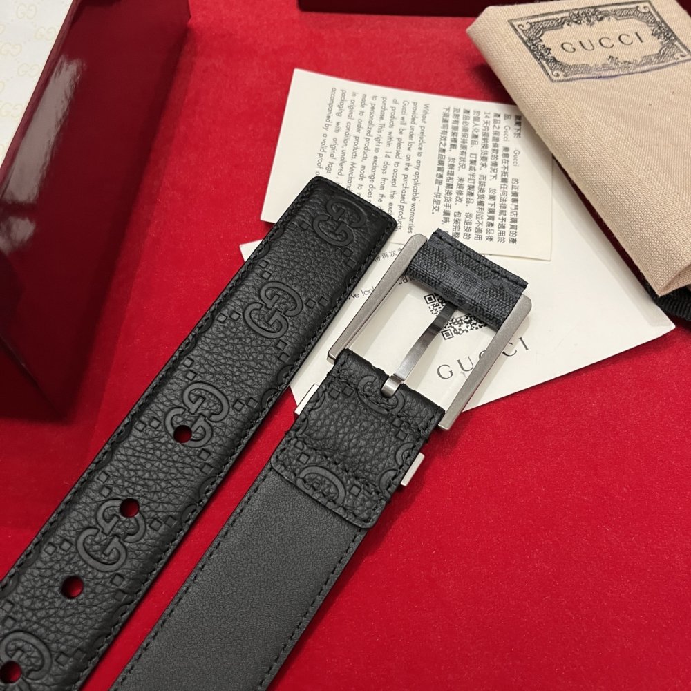 Belt male leather 3.5 cm фото 6