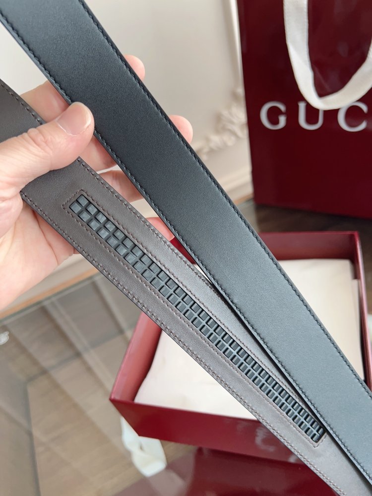 Ремень мужской кожаный 3.5 см фото 7