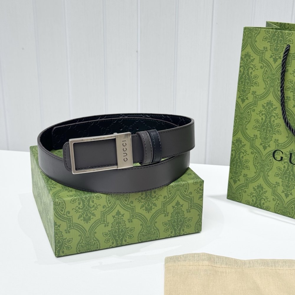 Ремень мужской кожаный 3.5 см фото 7