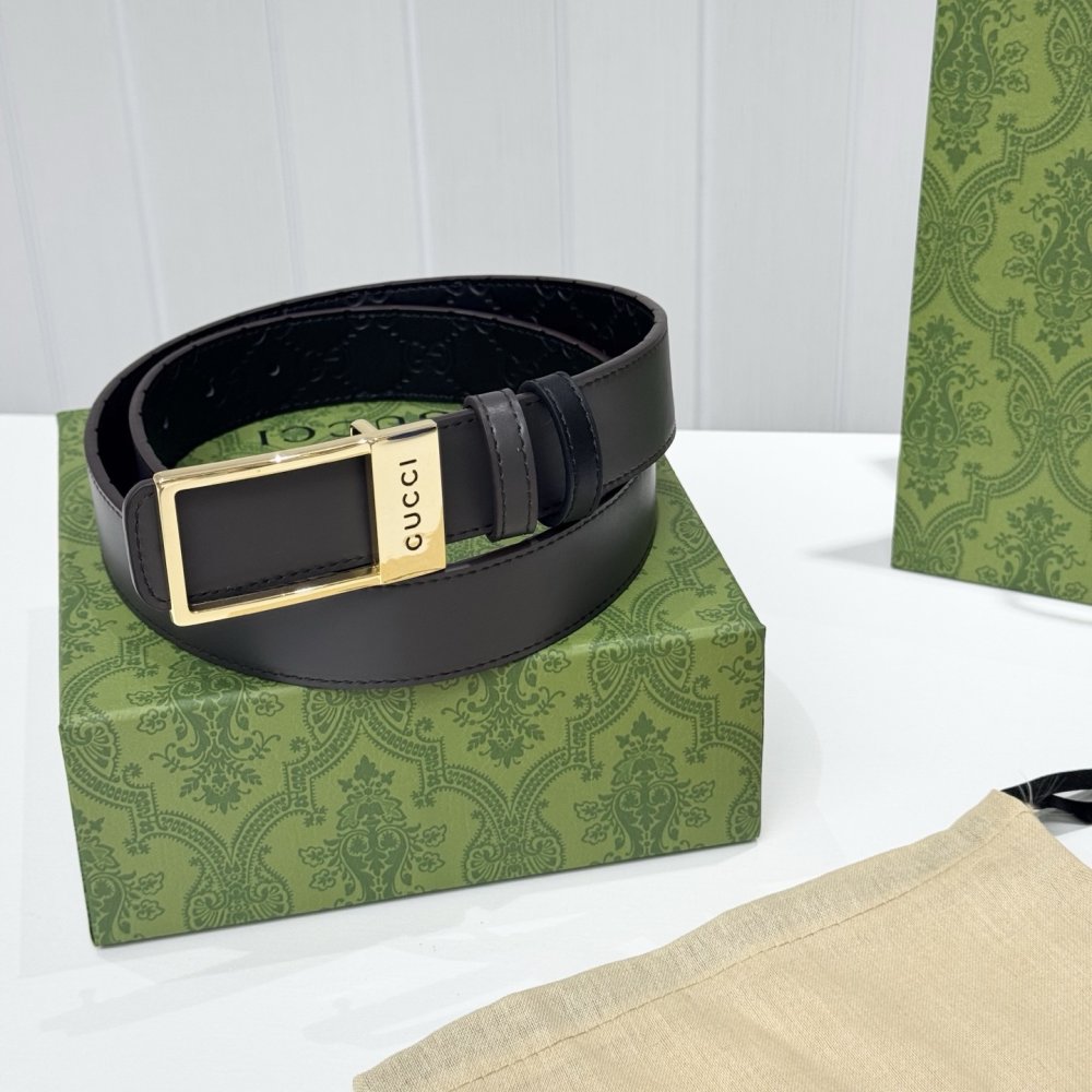 Belt male leather 3.5 cm фото 7