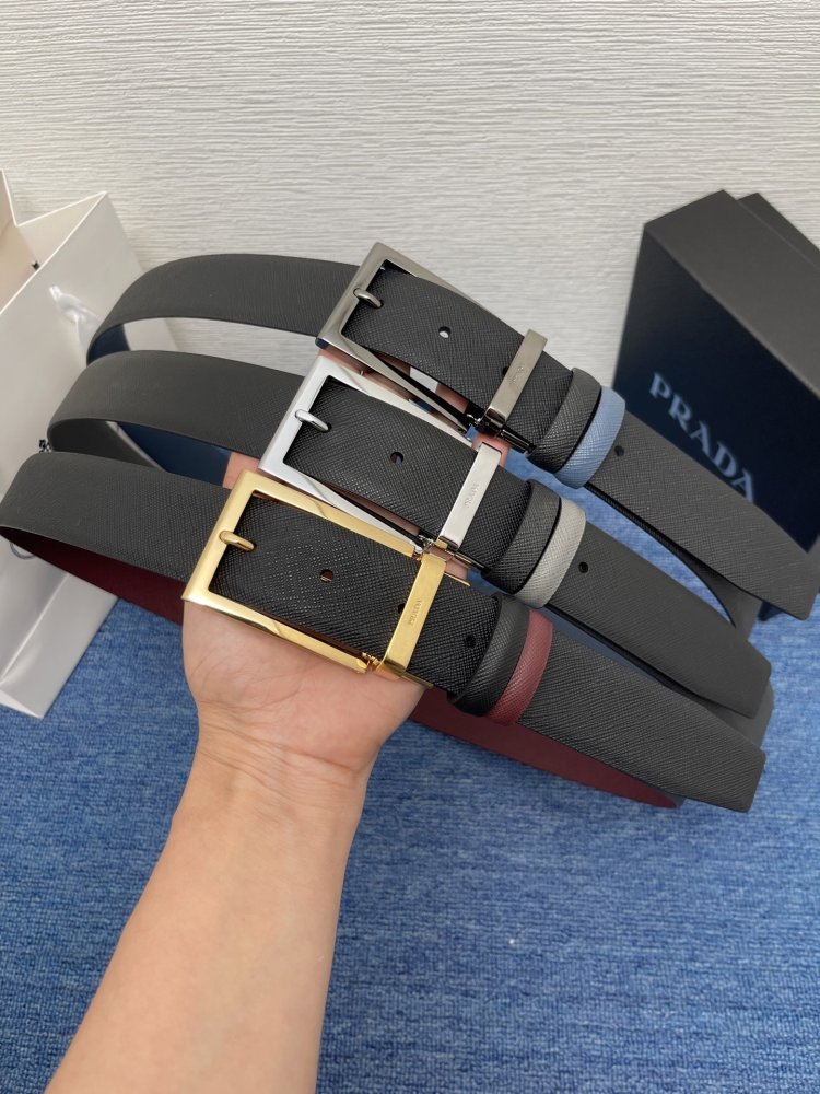 Belt male leather 3.5 cm фото 7