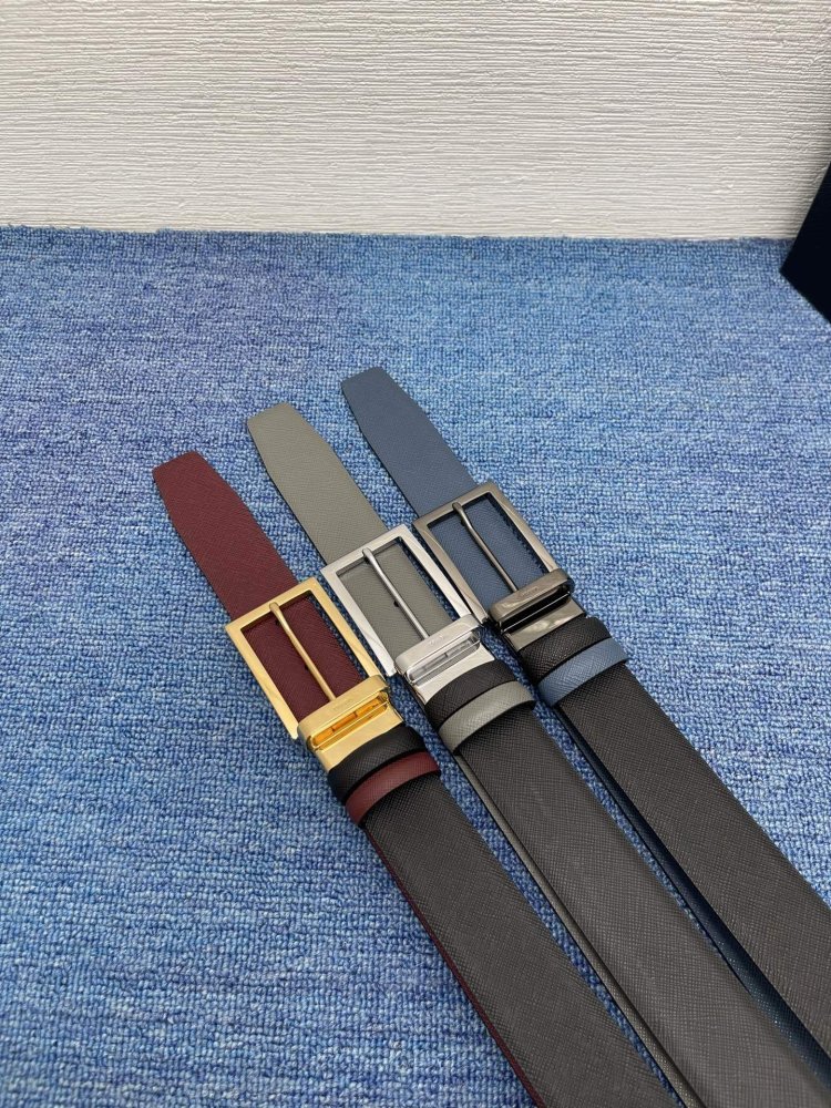 Belt male leather 3.5 cm фото 8