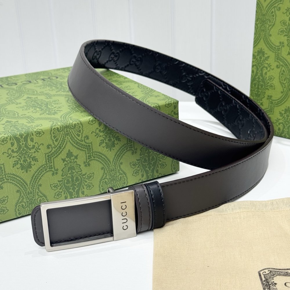 Ремень мужской кожаный 3.5 см фото 9