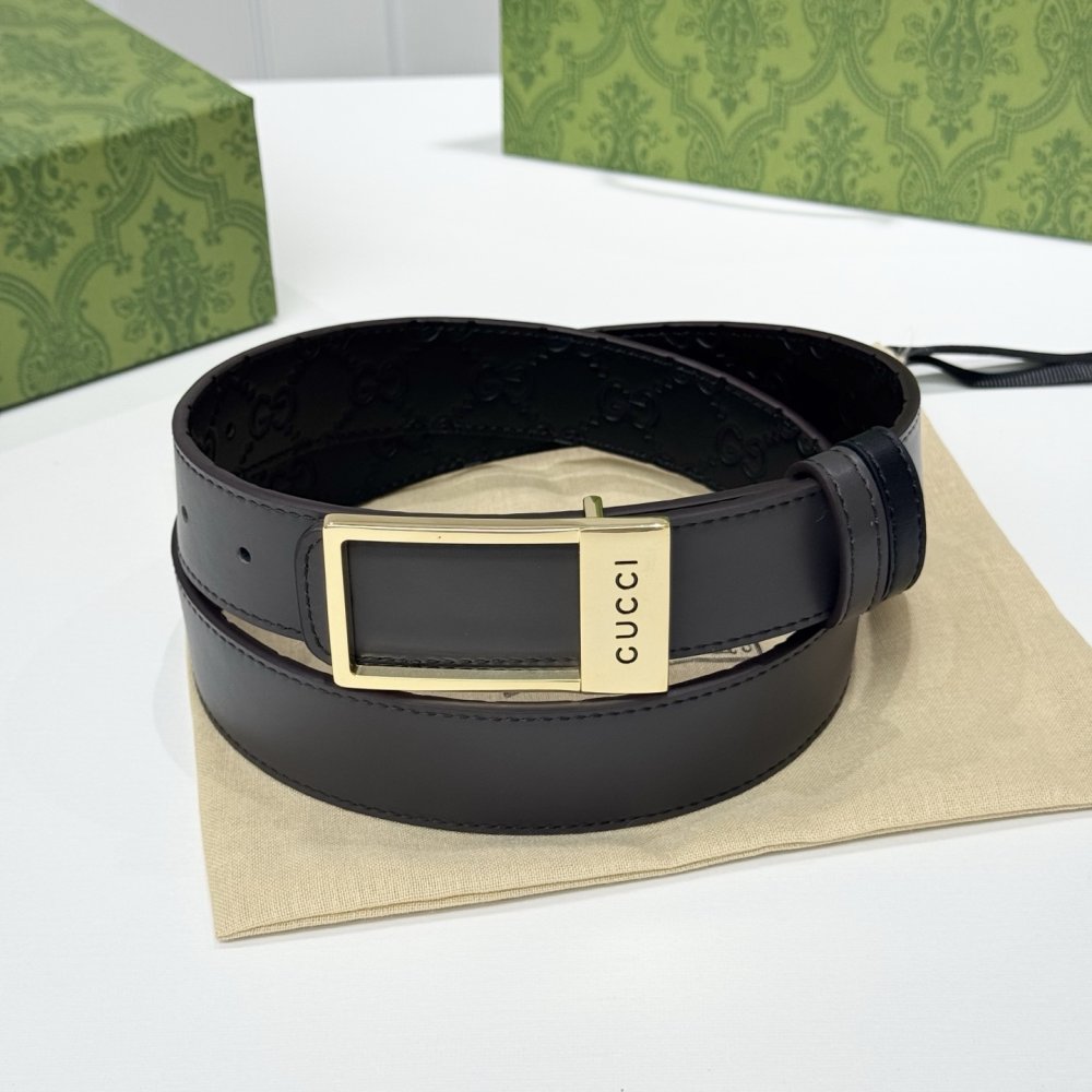 Belt male leather 3.5 cm фото 9