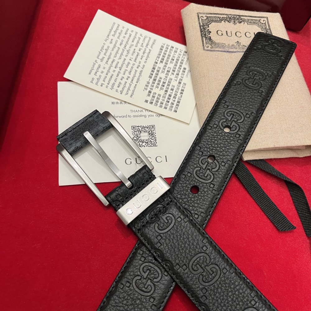 Belt male leather 3.5 cm фото 9