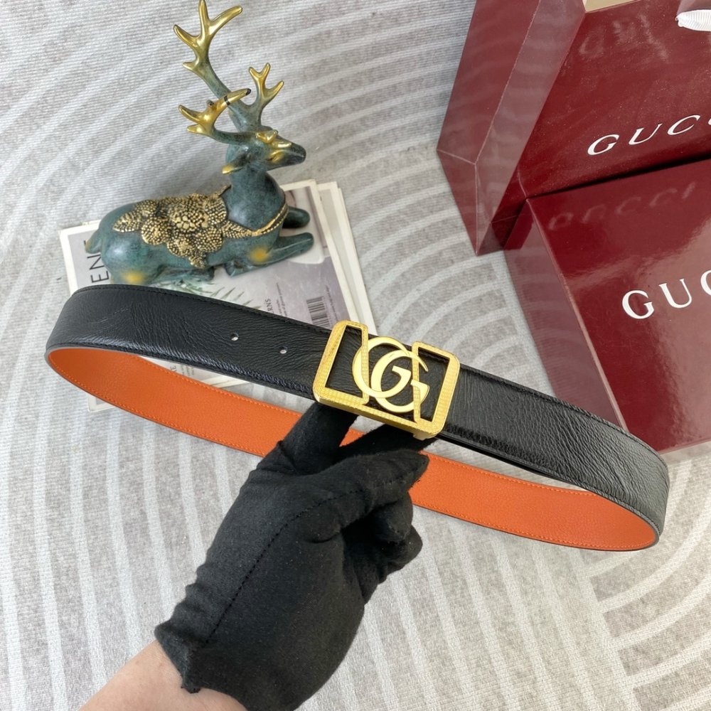 Ремень мужской кожаный 3.8 см