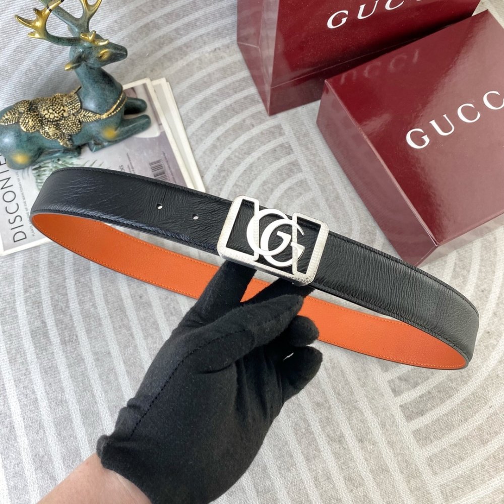 Ремень мужской кожаный 3.8 см