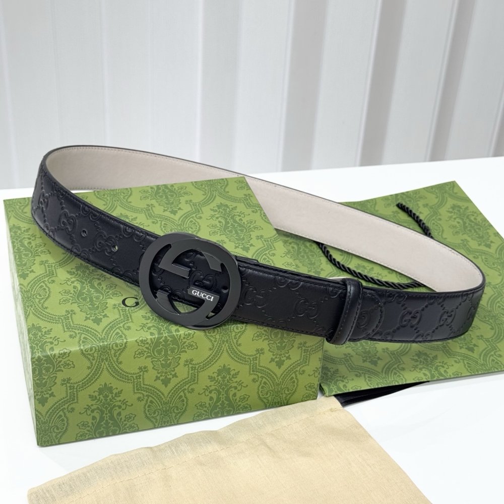 Belt male leather 3.8 cm