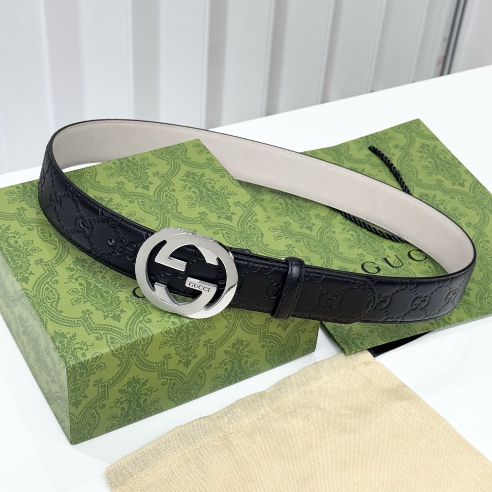 Belt male leather 3.8 cm
