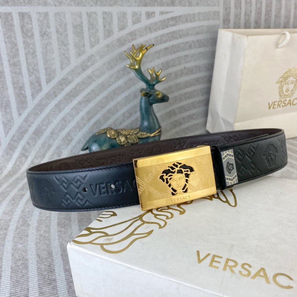 Ремень мужской кожаный 3.8 см фото 2