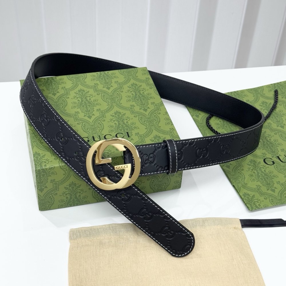 Belt male leather 3.8 cm фото 2