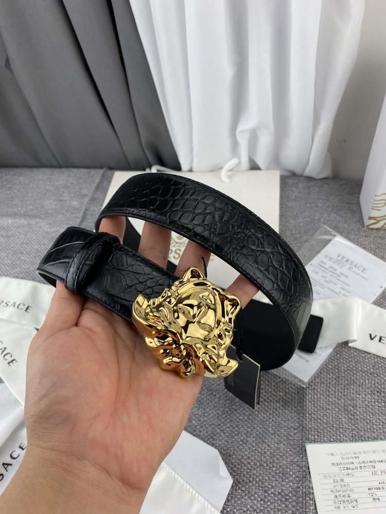 Ремень мужской кожаный 3.8 см фото 3