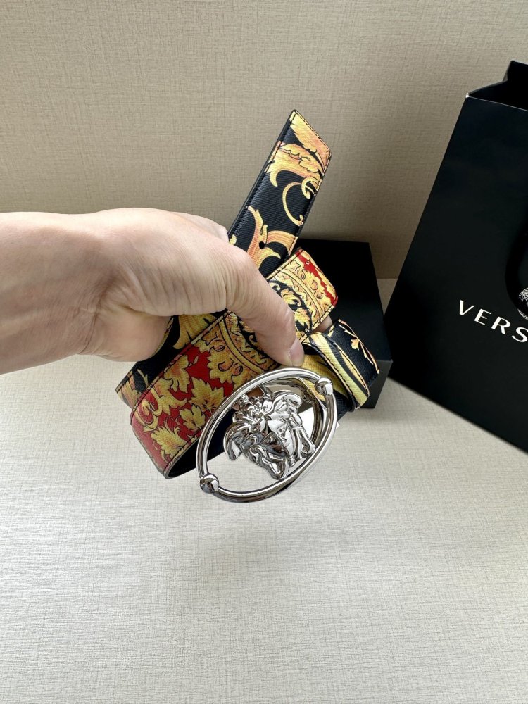 Belt male leather 3.8 cm фото 4