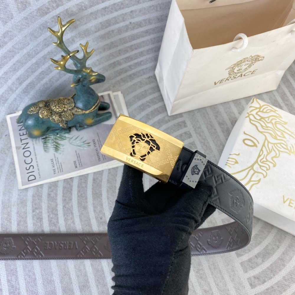 Ремень мужской кожаный 3.8 см фото 4