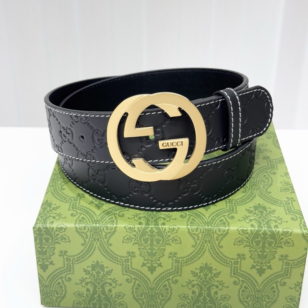 Belt male leather 3.8 cm фото 4