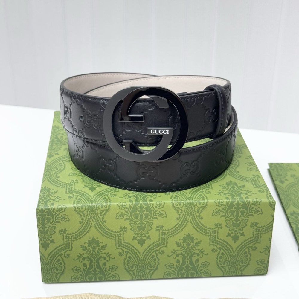 Belt male leather 3.8 cm фото 4