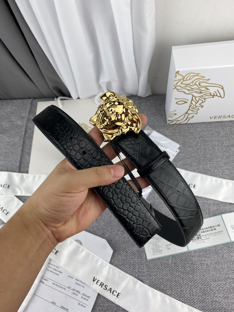 Ремень мужской кожаный 3.8 см фото 5