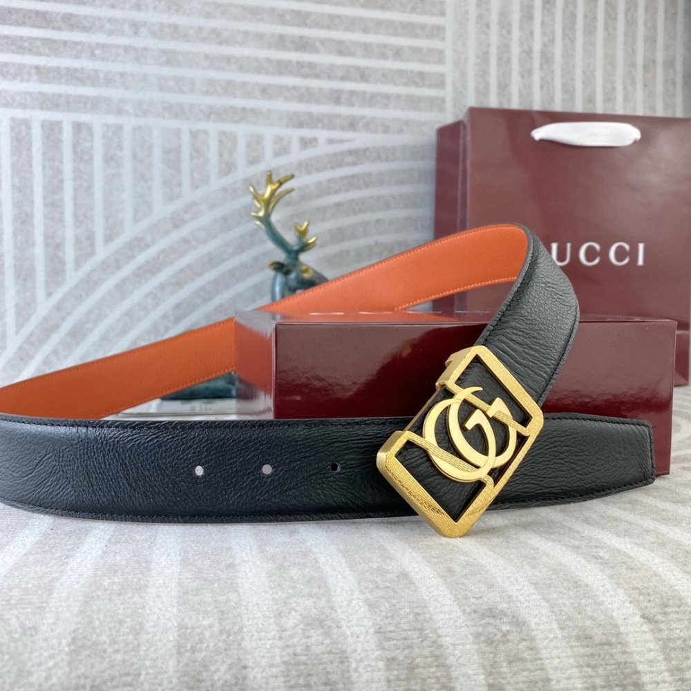 Ремень мужской кожаный 3.8 см фото 5