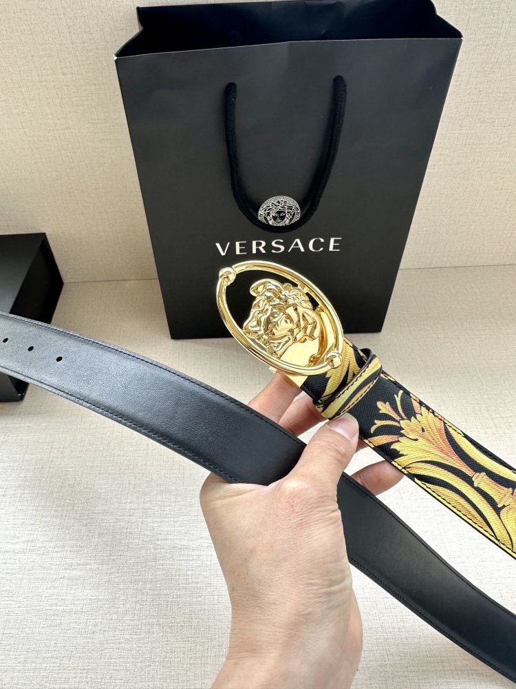 Belt male leather 3.8 cm фото 6