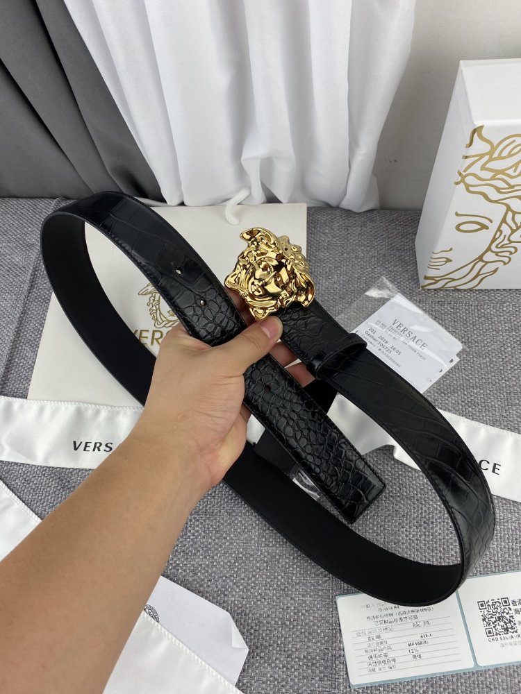 Ремень мужской кожаный 3.8 см фото 6