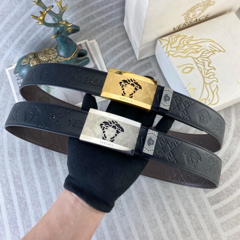 Ремень мужской кожаный 3.8 см фото 9