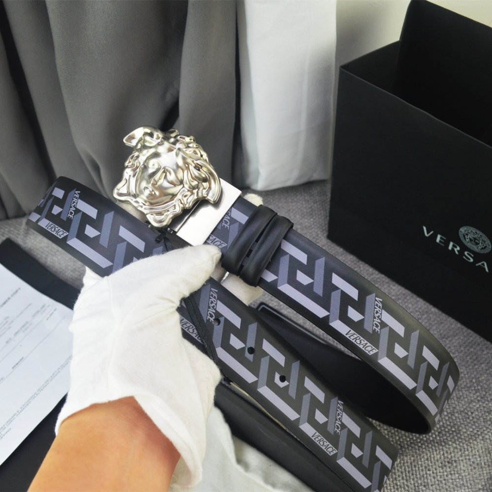 Ремень мужской кожаный 4 см