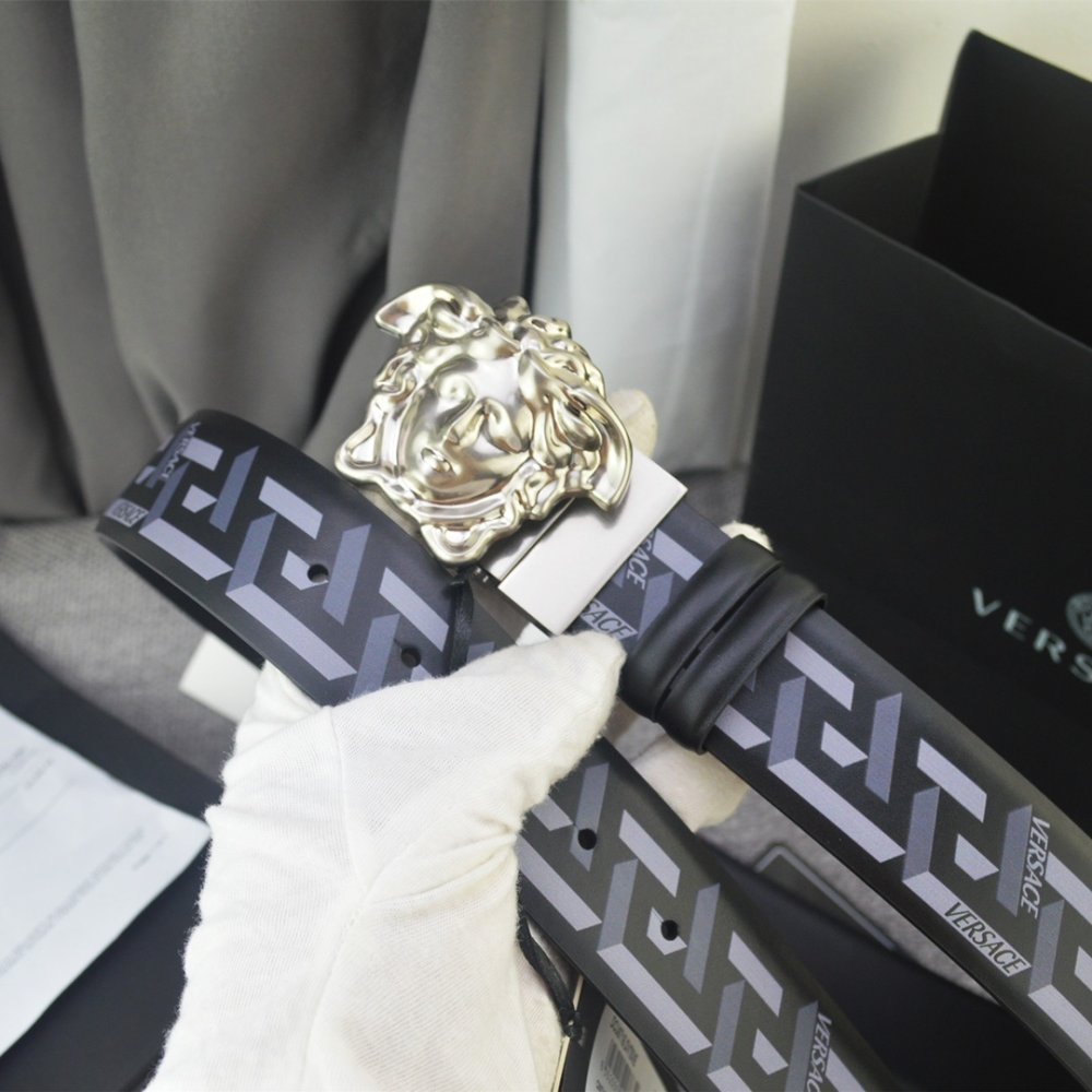 Ремень мужской кожаный 4 см фото 2