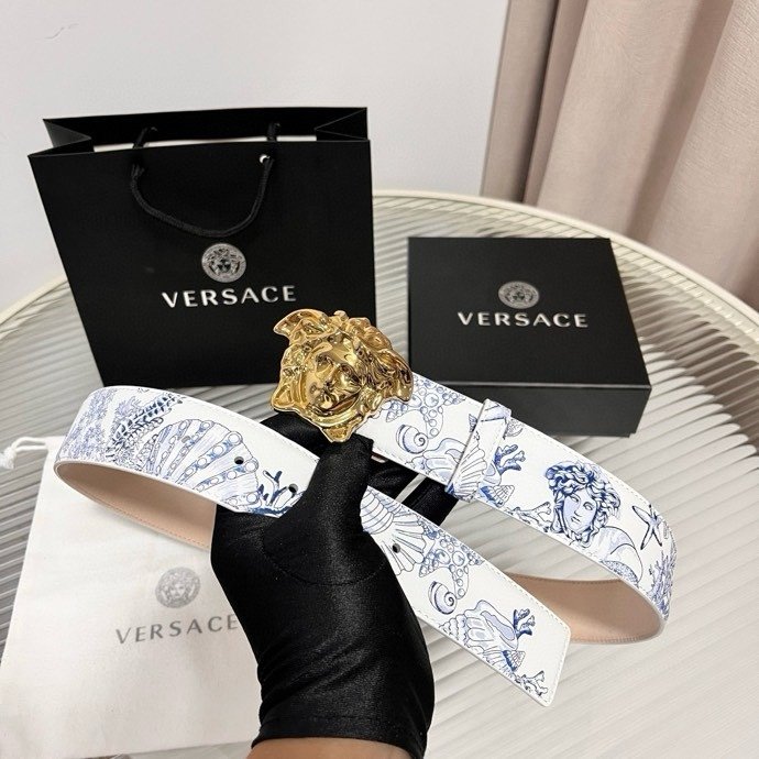 Ремень мужской кожаный 4 см фото 2