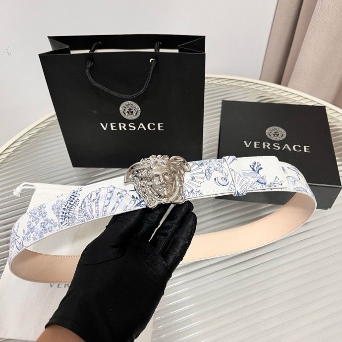 Ремень мужской кожаный 4 см фото 2