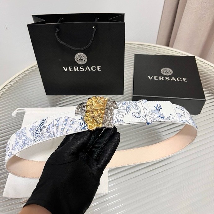 Ремень мужской кожаный 4 см фото 3