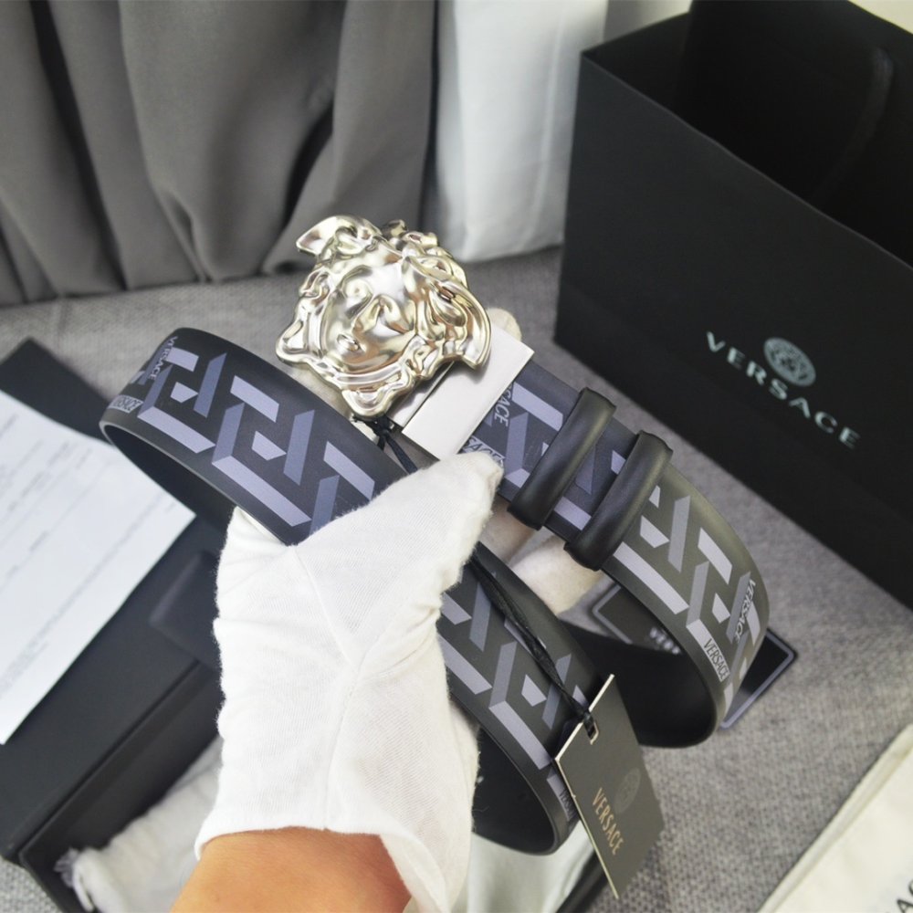 Ремень мужской кожаный 4 см фото 3