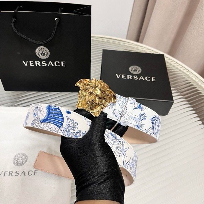 Ремень мужской кожаный 4 см фото 3