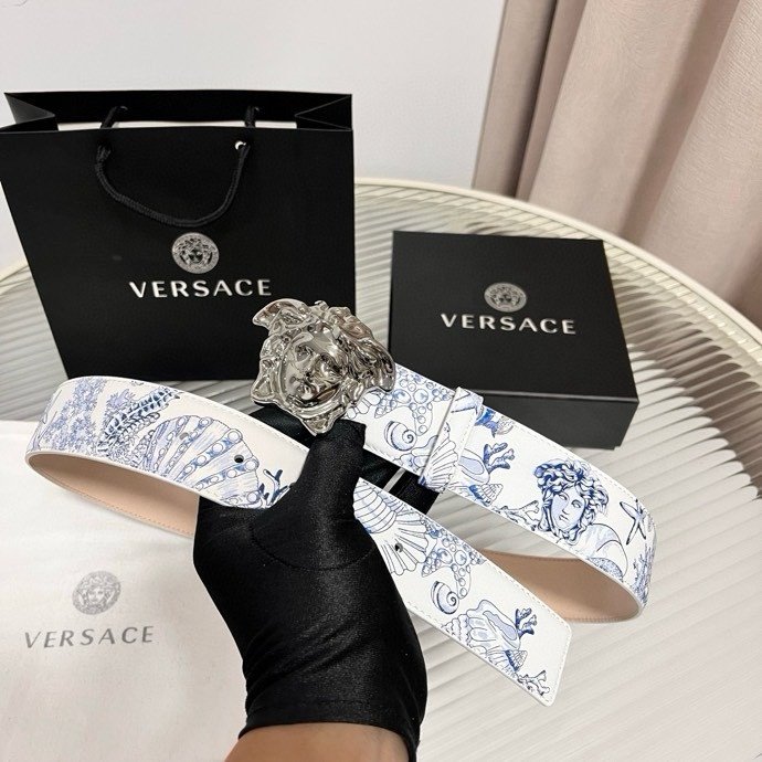 Ремень мужской кожаный 4 см фото 3