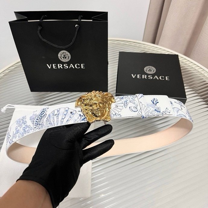 Ремень мужской кожаный 4 см фото 4